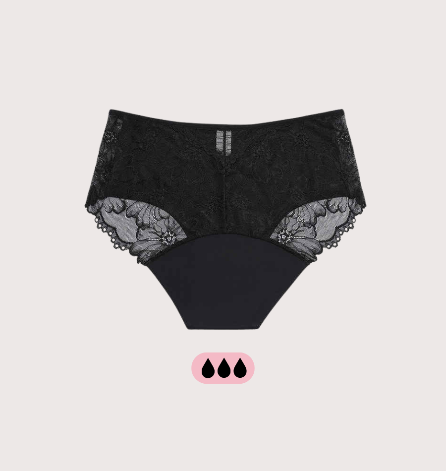 Brief With Floral Lace